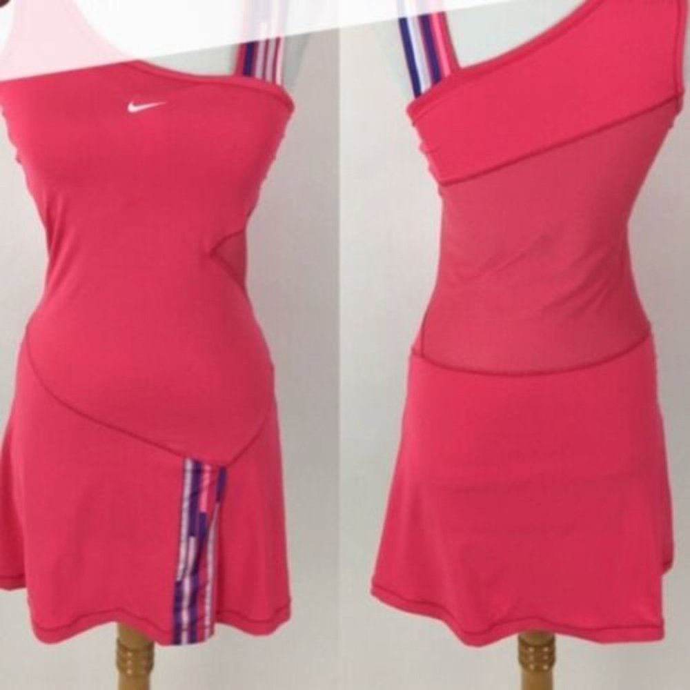 Nike Dri Fit Victoria Azarenka Break Point Tennis Dress Sz M - Picture 3 of 5